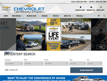 Tablet Screenshot of chevyofwesleychapel.com